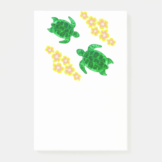 Green Sea Turltes Post-it Notes (Front)
