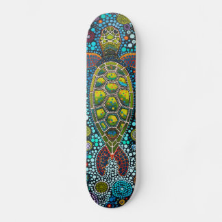 Green Sea Turtle - Aboriginal - Skateboard Deck