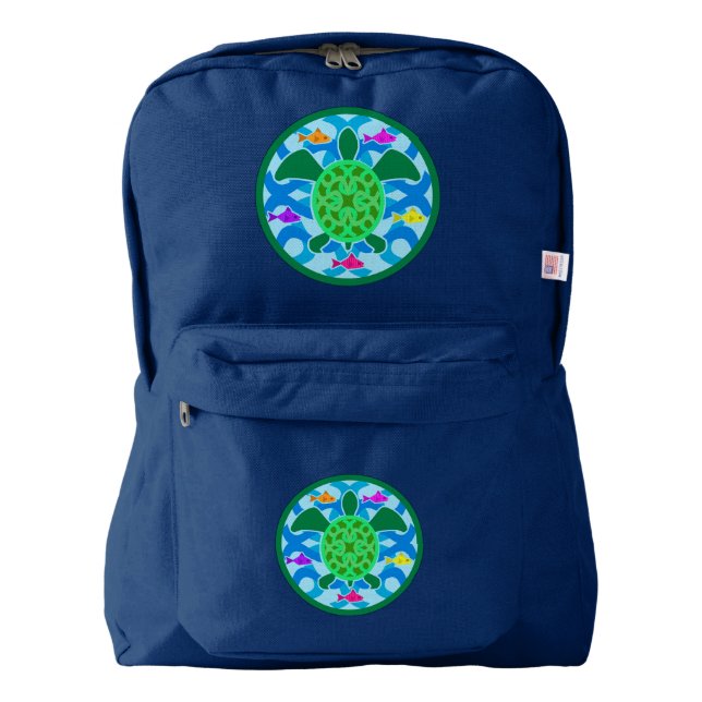 Green Sea Turtle Backpack (Front)