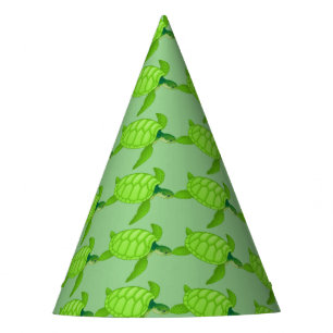 Green Sea Turtle Birthday Party Hat