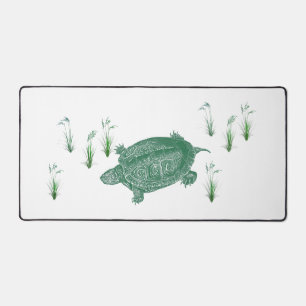 Green Sea Turtle Desk Mat
