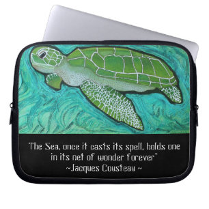 Green Sea Turtle Electronics Sleeve