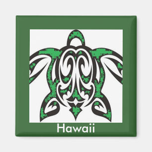 Green sea turtle magnet