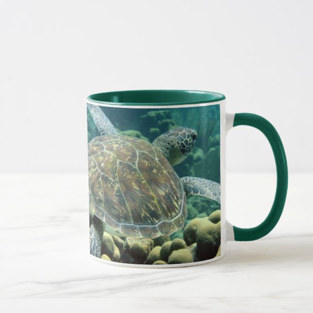 Green Sea Turtle Mug (Right)
