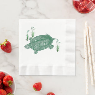 Green Sea Turtle Napkin