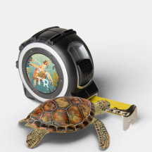 Green Sea Turtle Swims The Pacific Ocean