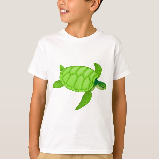 Green Sea Turtle T-Shirt (Front)