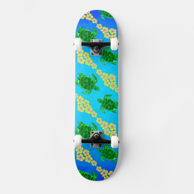 Green Sea Turtles Skateboard (Front)