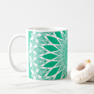 Green Seadragon Tristyns Mandala Coffee Mug