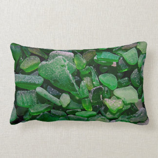 Green Seaglass Pillow