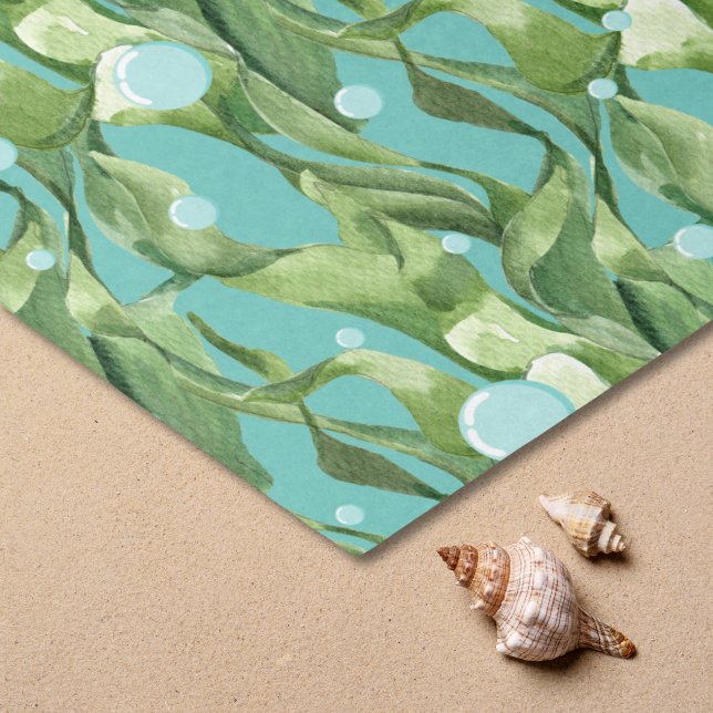 Green Seagrass Bubble Escape Tissue Paper (Seagrass Bubble Escape Tissue Paper)