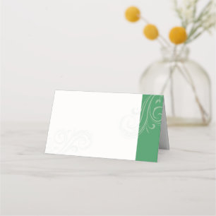 Green Seating Card, Caroline Wedding Collection Place Card