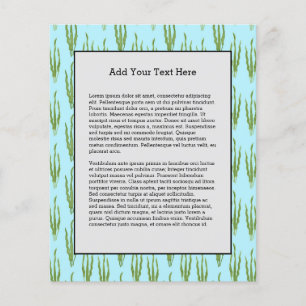 Green Seaweed Ocean Plants Nature Lover Blue Water Flyer