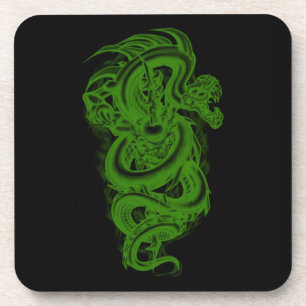 Green Serpent Coasters