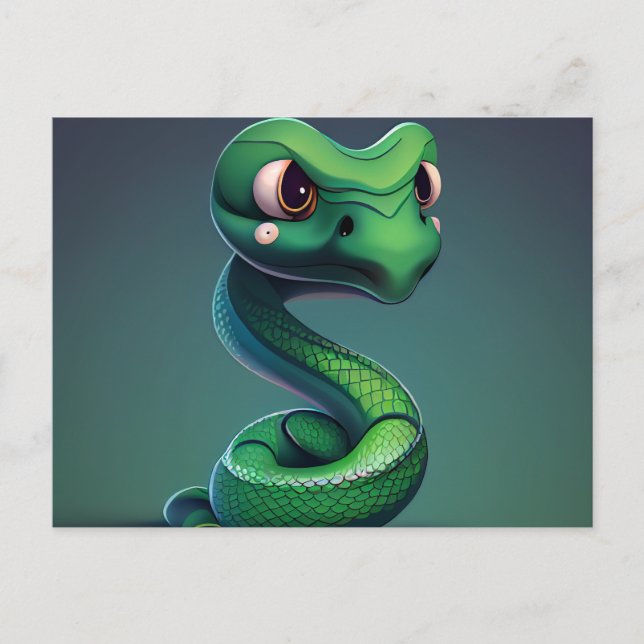 Green Serpent Postcards (Front)