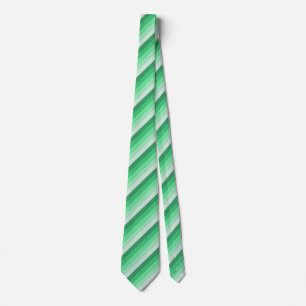 Green shadow stripes tie