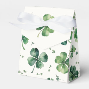 Green Shamrock Bridal Shower  Favour Box