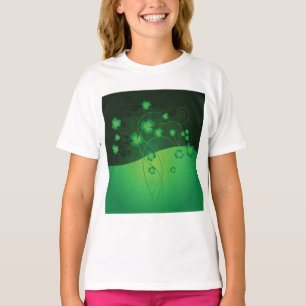 Green Shamrock Clover St Patrick’s Day Luck T-Shirt