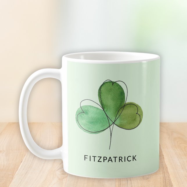 Green Shamrock Irish Heritage Coffee Mug (Creator Uploaded)