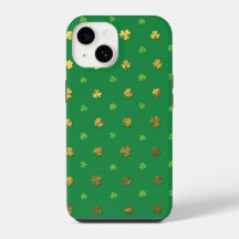 Green Shamrock Irish iPhone / iPad case