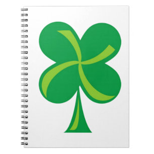 Green Shamrock Notebook