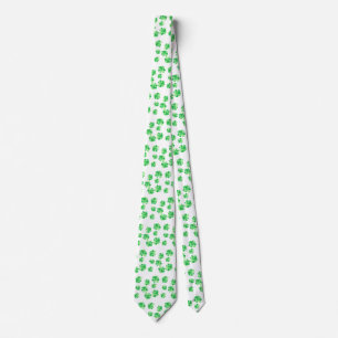 Green Shamrock of Shamrocks Holiday Neck Ties