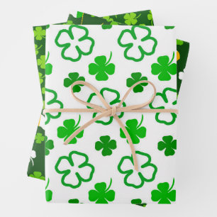 Green Shamrock st. Patrick’s Day Wrapping Paper
