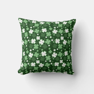 Green Shamrock, St. Patrick's Day Cushion