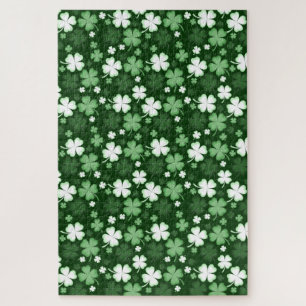 Green Shamrock, St. Patrick's Day Jigsaw Puzzle
