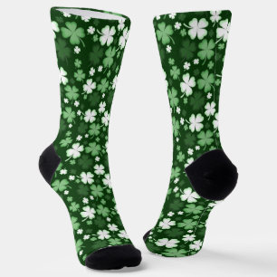 Green Shamrock, St. Patrick's Day Socks