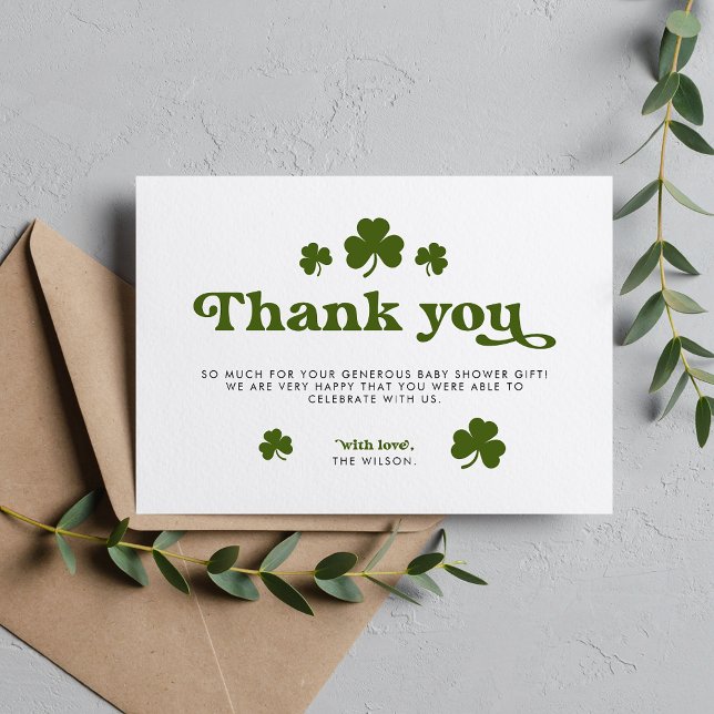 Green Shamrock St.Patrick's Day Thank You (Creator Uploaded)