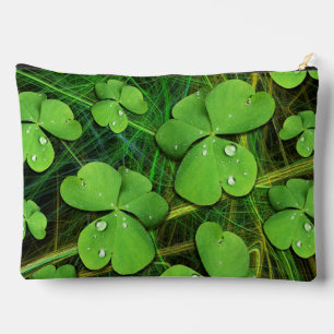 Green Shamrock St Patrick's iPhone 5 Case-Mate Accessory Pouch