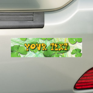 Green Shamrock St Patrick's iPhone 5 Case-Mate Bumper Sticker