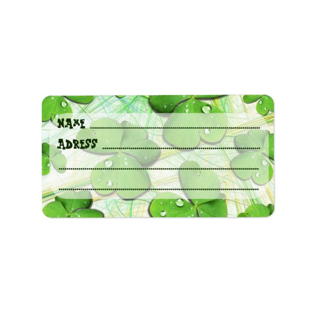 Green Shamrock St Patrick's iPhone 5 Case-Mate Label (Front)