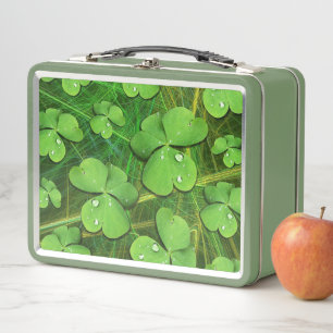 Green Shamrock St Patrick's iPhone 5 Case-Mate Metal Lunch Box