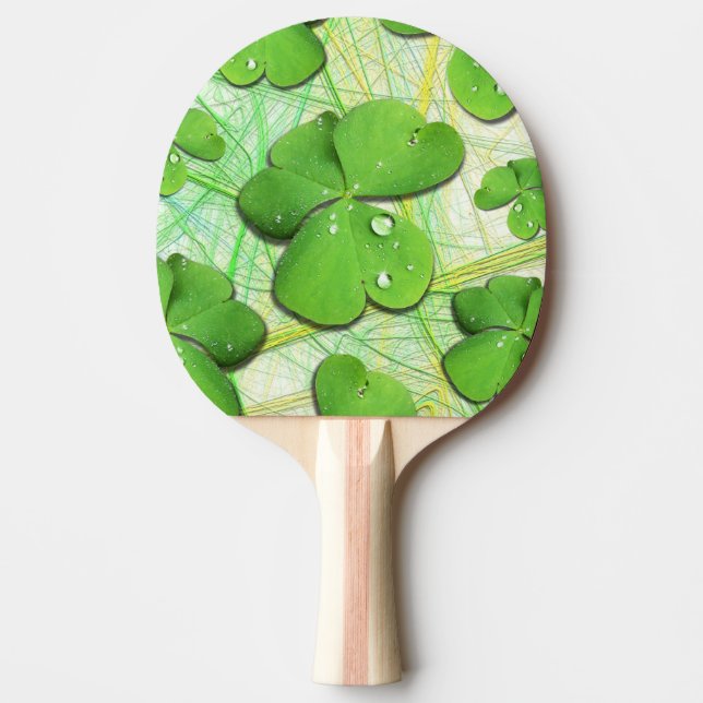 Green Shamrock St Patrick's iPhone 5 Case-Mate Ping Pong Paddle (Front)