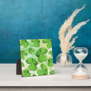Green Shamrock St Patrick's iPhone 5 Case-Mate Plaque