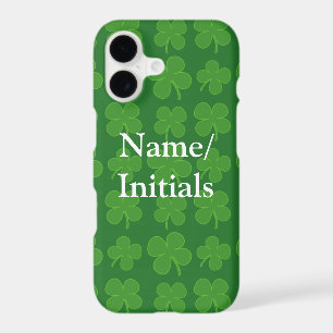 Green Shamrocks, Irish Clover Pattern