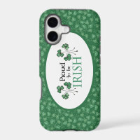 Green Shamrocks Proud to be Irish iPhone 5/5s Case