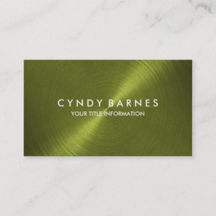 Green Sheen Business Card