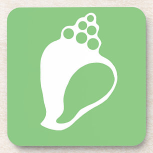 Green Shell Coaster