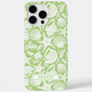Green Shells Personalised iPhone 16 Pro Max Case