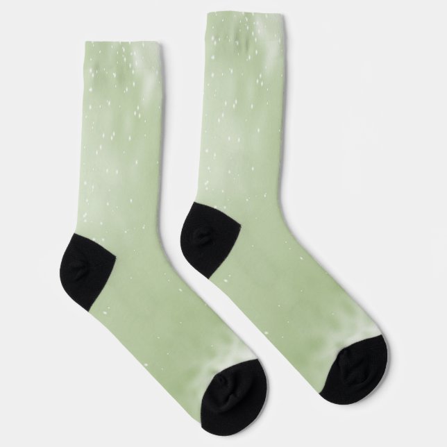 Green shimmer and glitter socks (Right)