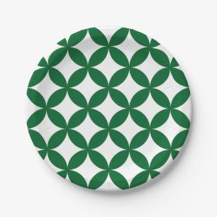 Green Shippo 7" Paper Plates