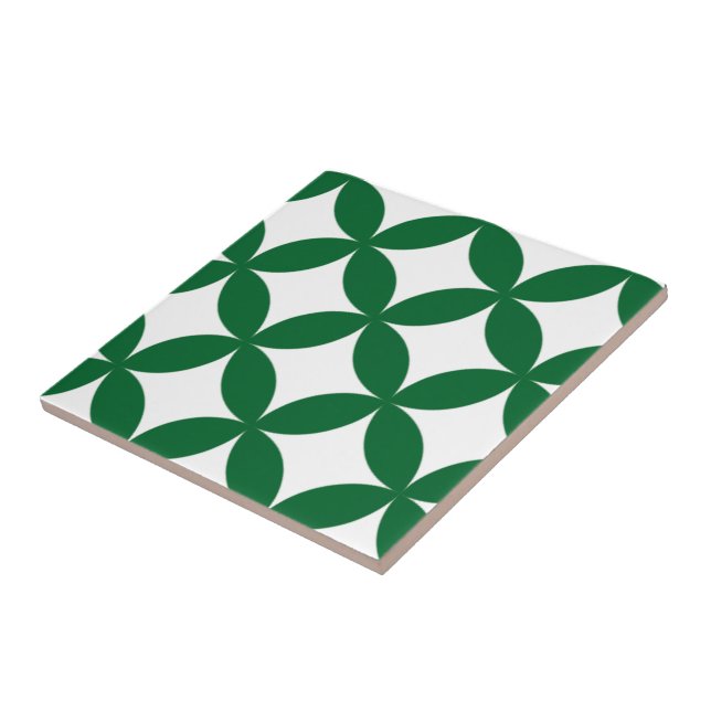 Green Shippo Ceramic Tile (Side)