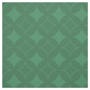 Green Shippo pattern Fabric