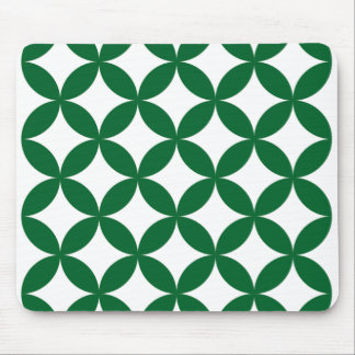 Green Shippo Pattern Mousepad