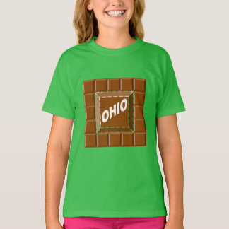 Green shirt clover girl CHOCOLAT OHIO