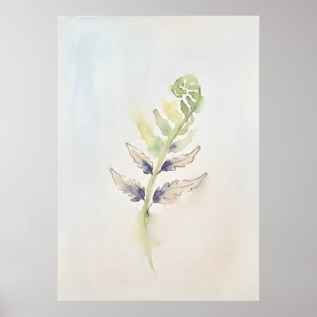 Green Shoot New Beginnings Spiritual Wall Art (Front)