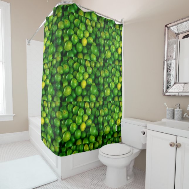 Green Shower Curtain (In Situ)